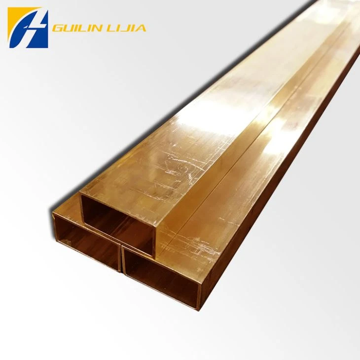 Decoration Rectangular Copper Tubing